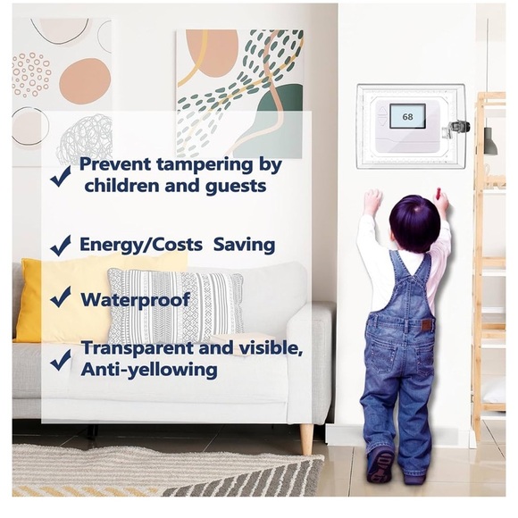 🆕 2 PCS Thermostat Lock Box with Combination Lock - Picture 5 of 14